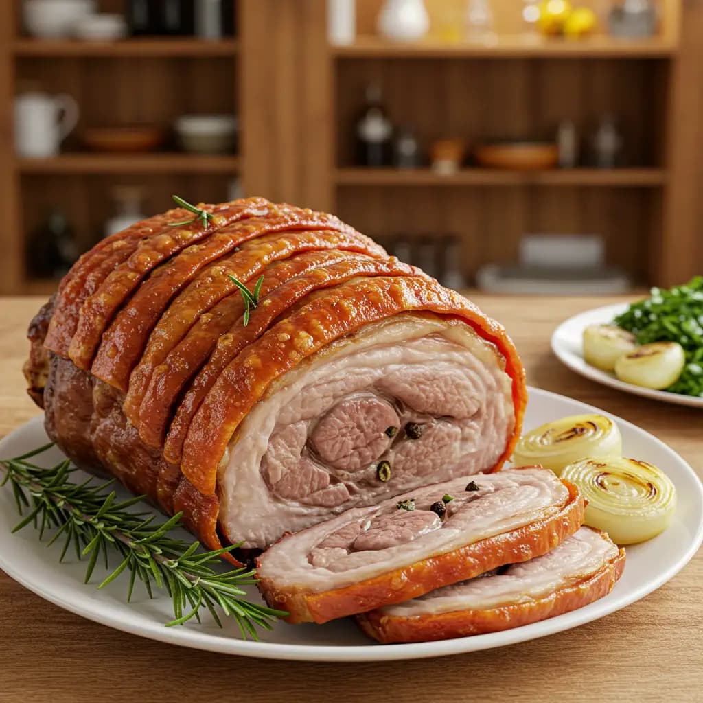 Receita de Pernil de porco assado