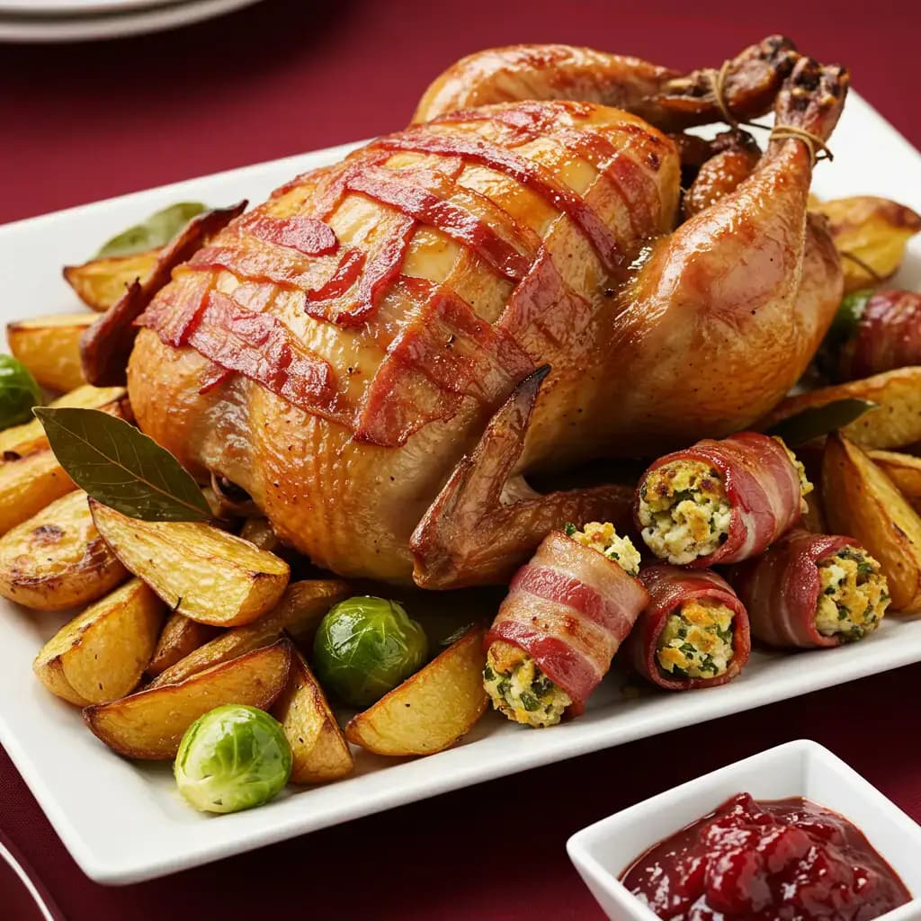 Receita de Peru Crocante de Natal