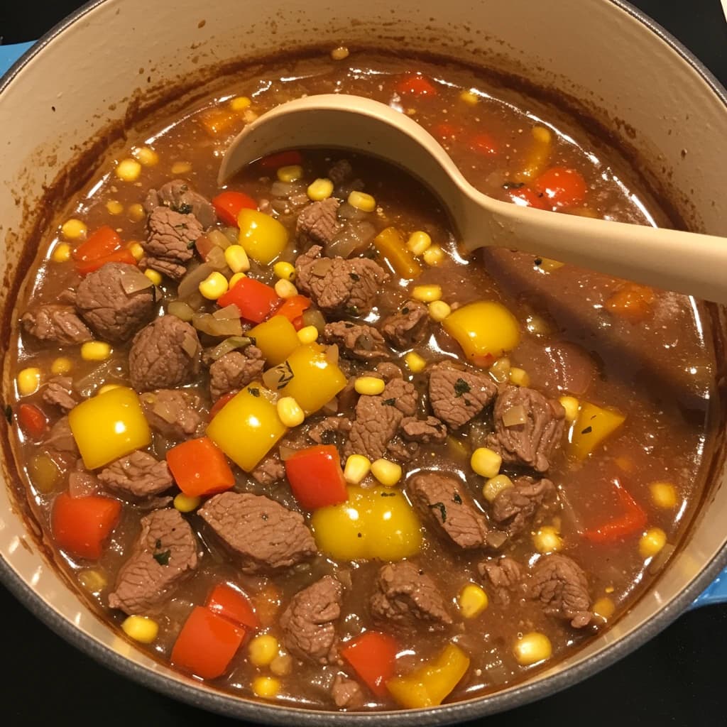 Receita de Picadinho Colorido