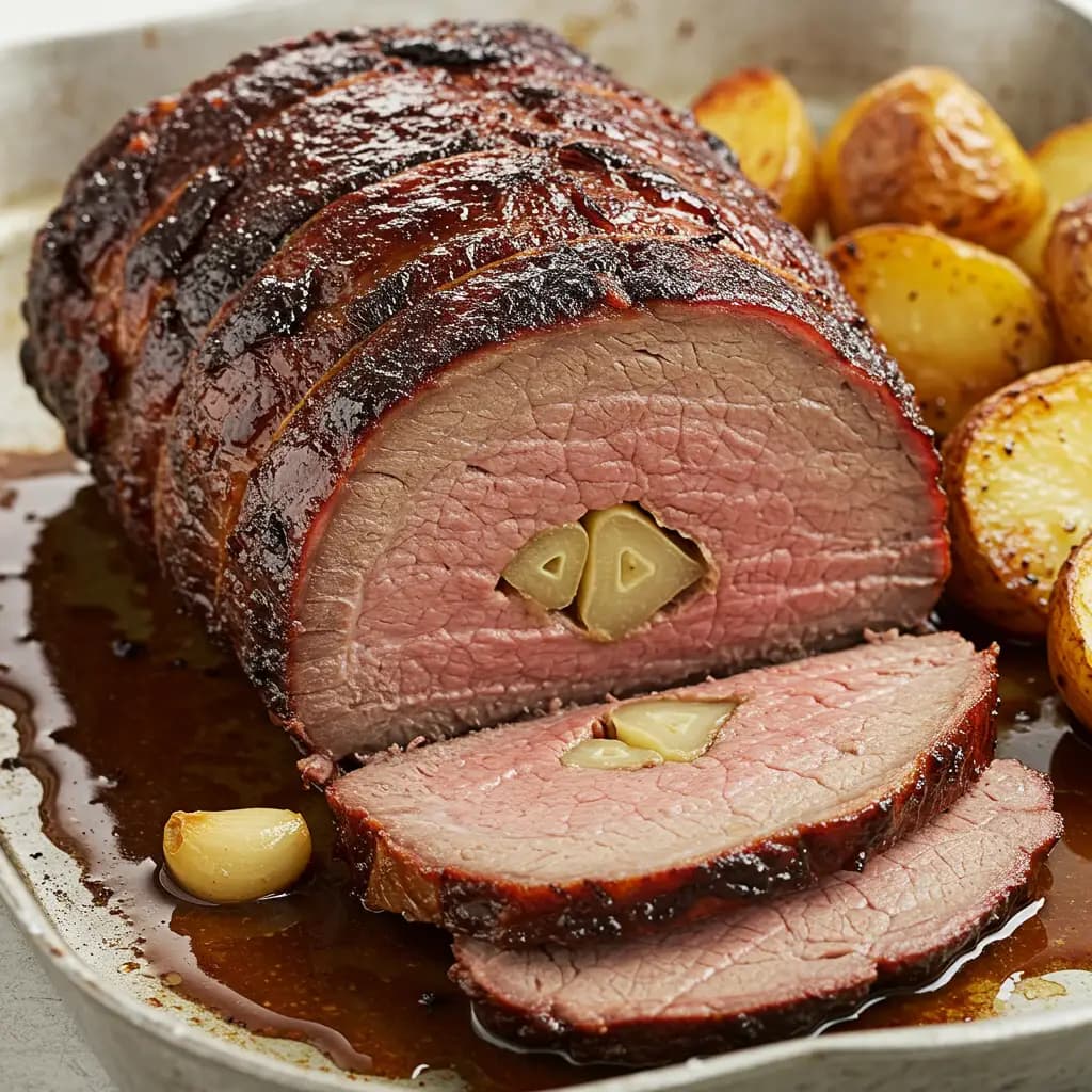 Receita de Picanha ao Alho Assada