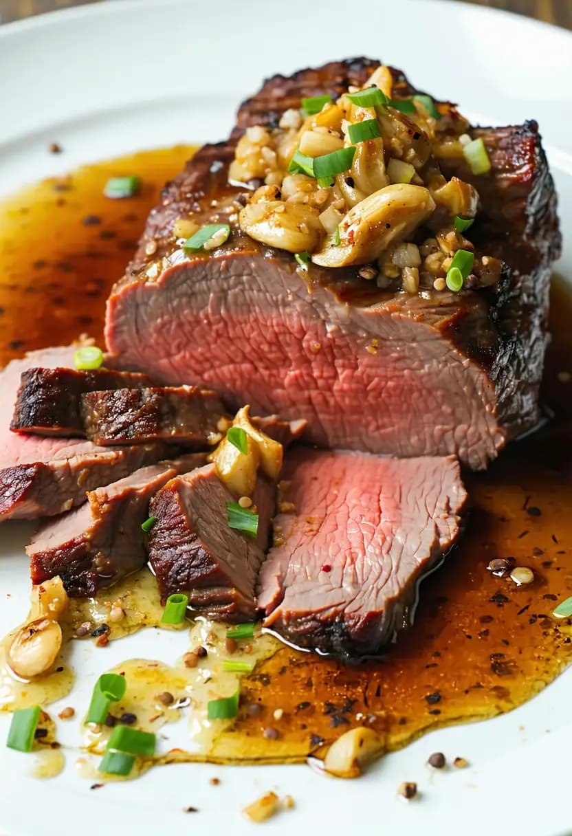 Receita de Picanha na Manteiga e Alho
