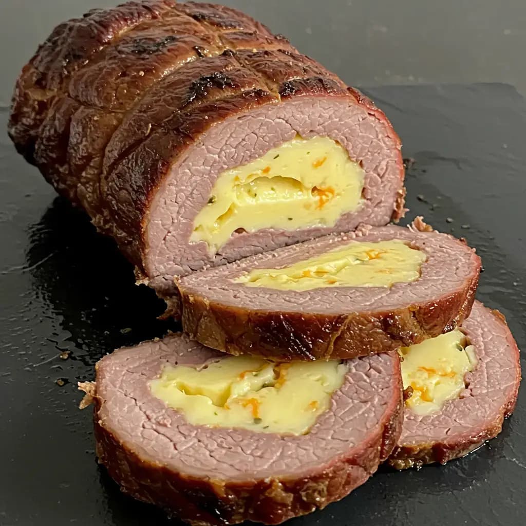 Receita de Picanha Recheada Virada