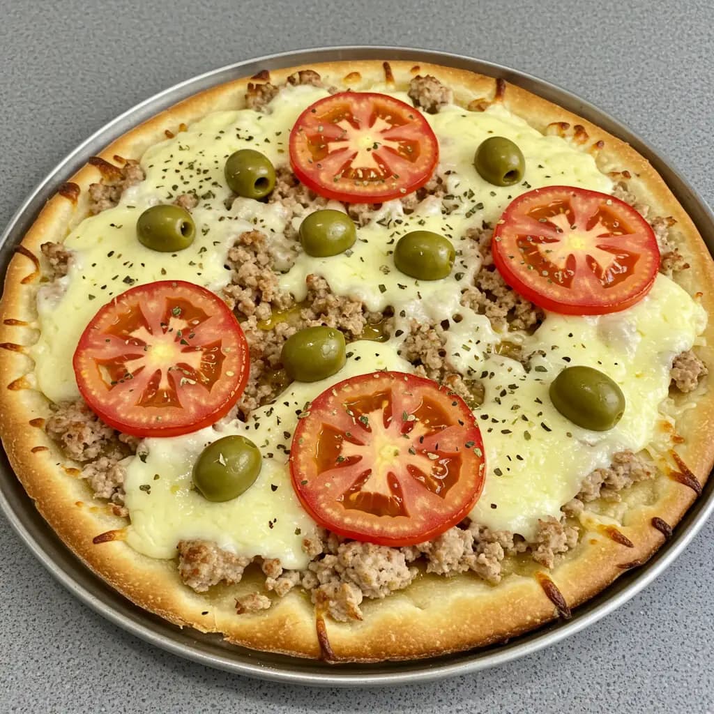 Receita de Pizza de Arroz
