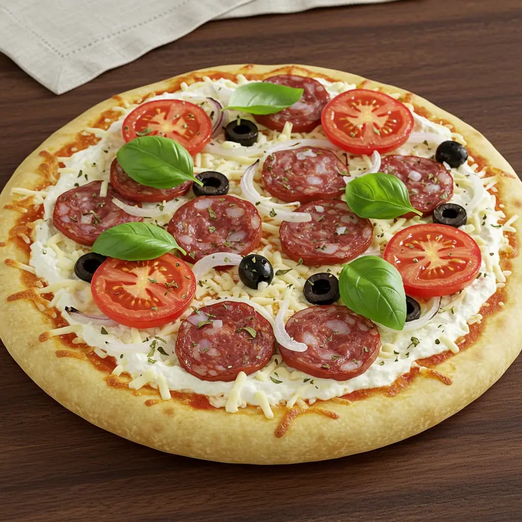 Receita de Pizza de Arroz