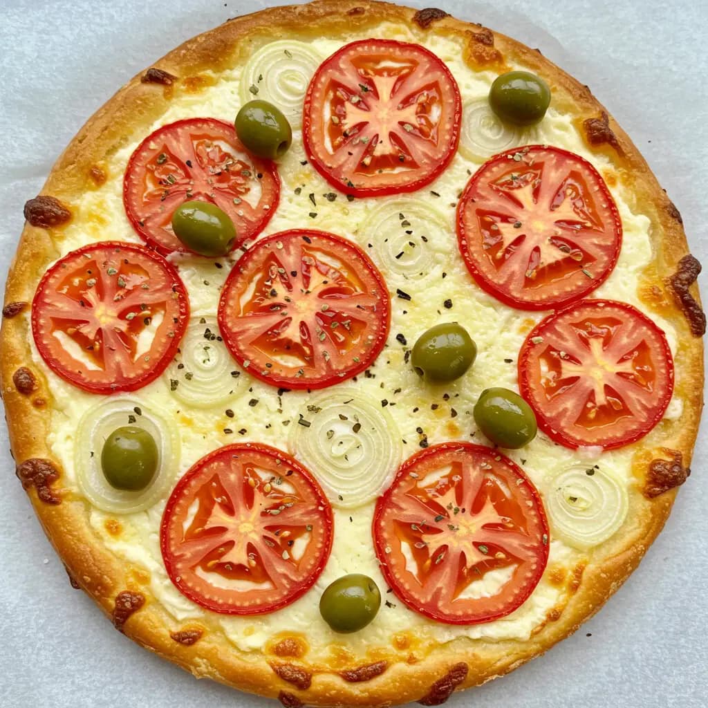 Receita de Pizza de arroz prática