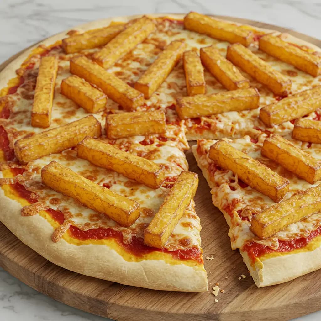 Receita de Pizza de Batata Frita