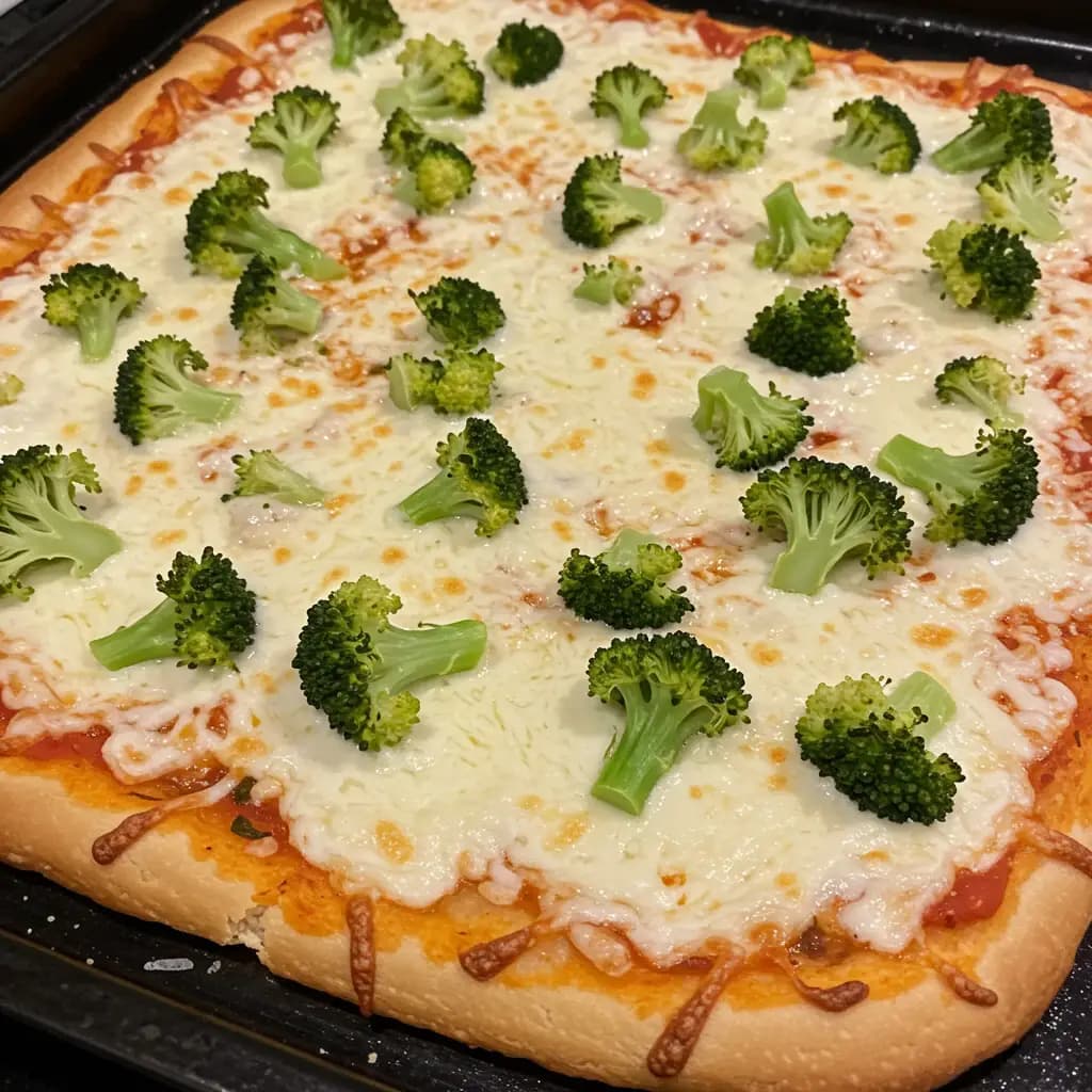 Receita de Pizza de Brócolis