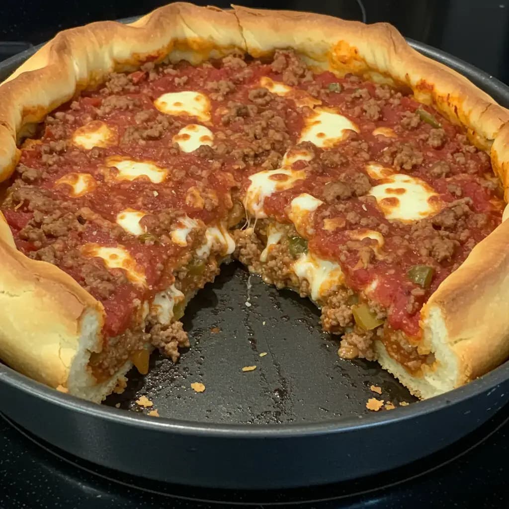 Receita de Pizza de Chicago
