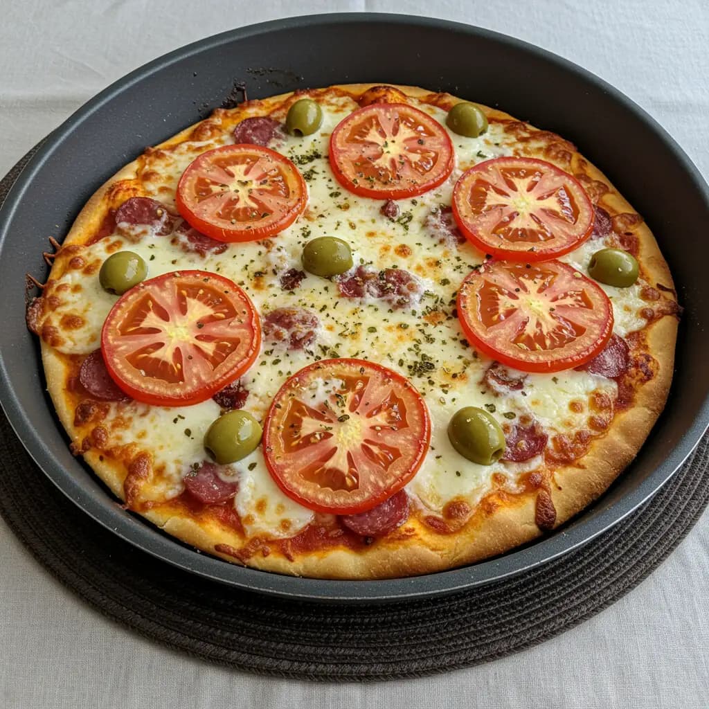 Receita de Pizza de Farinha