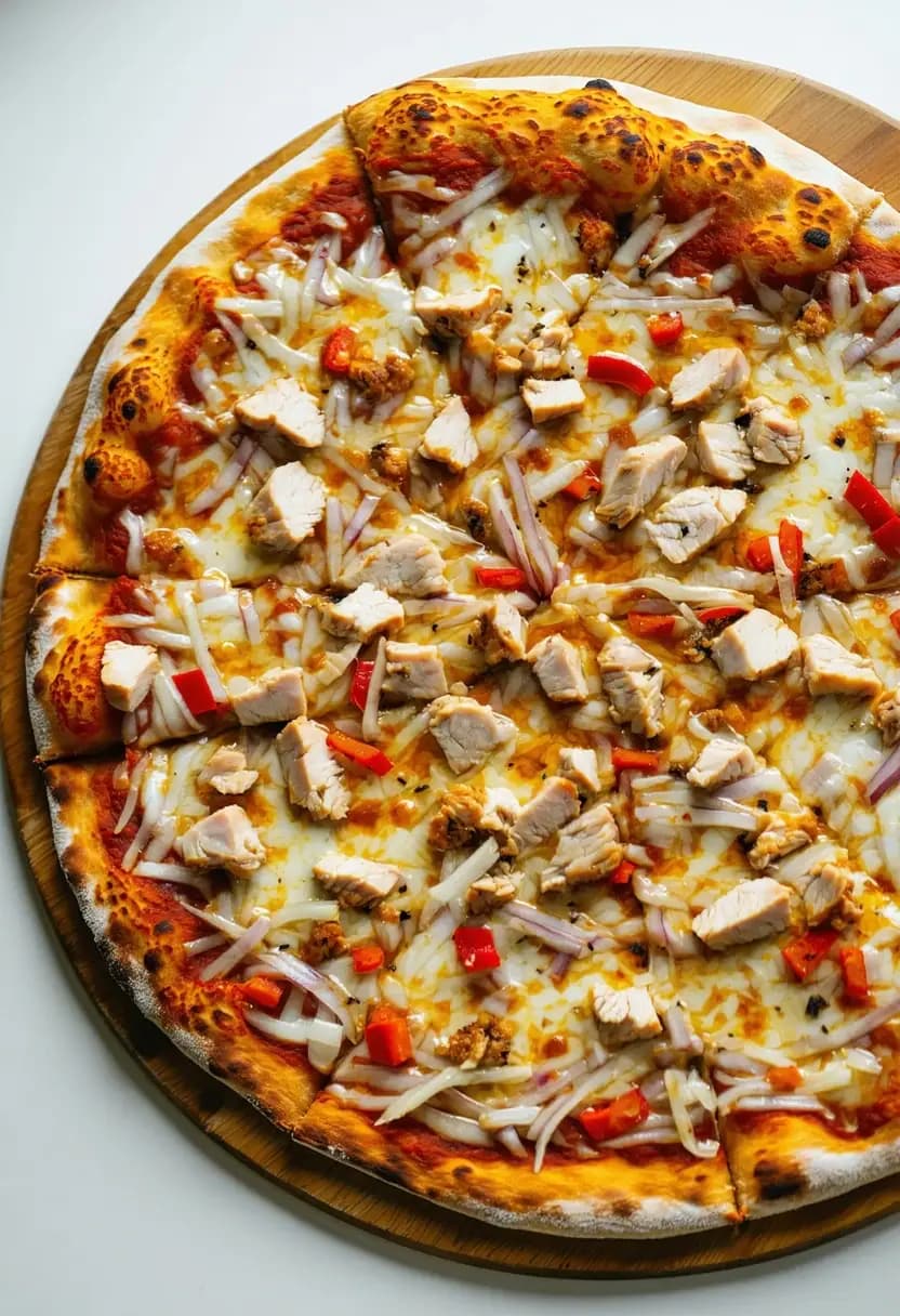 Receita de Pizza de Frango com Catupiry