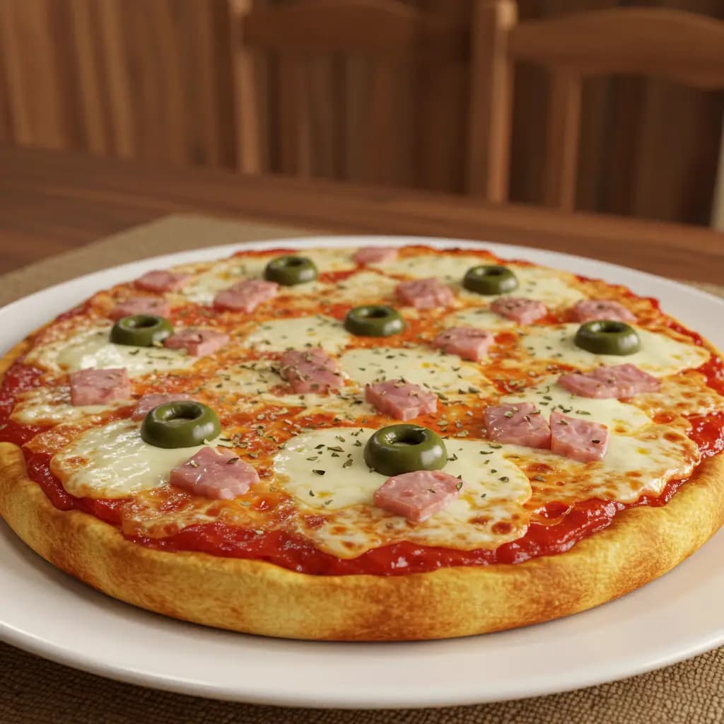 Receita de Pizza de frigideira