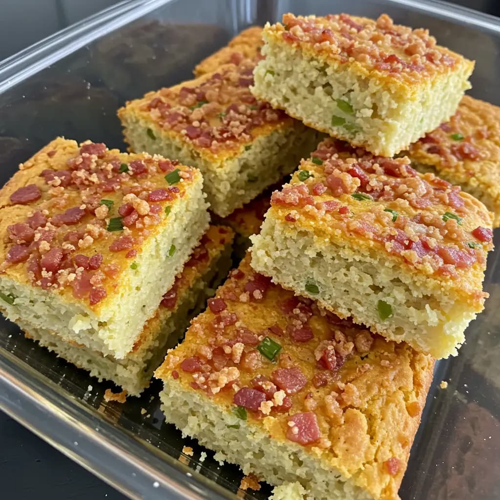 Receita de Pizza de Fubá e Bacon