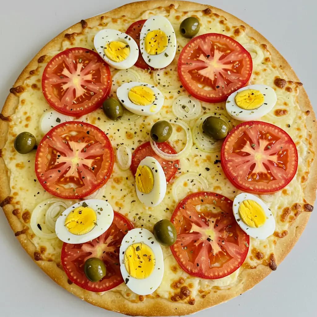 Receita de Pizza de Massa Árabe