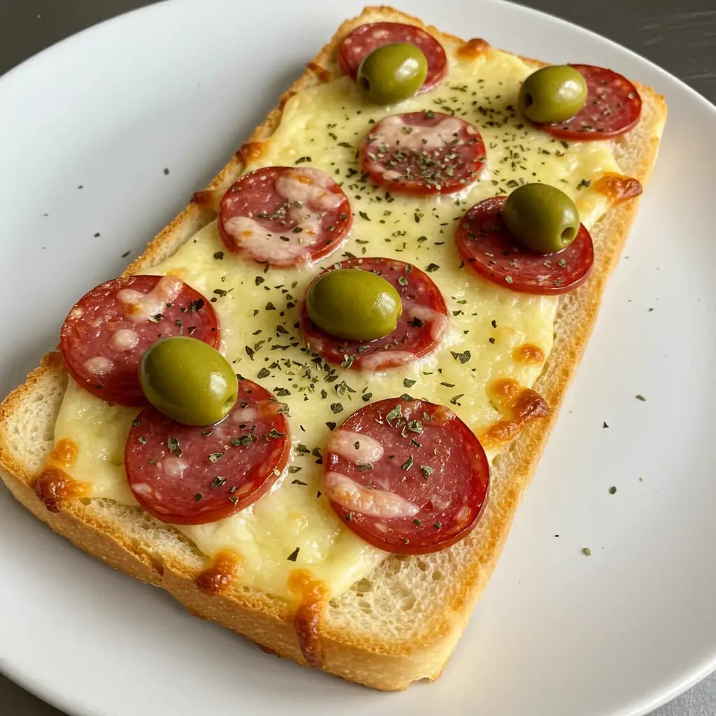 Receita de Pizza de Pão