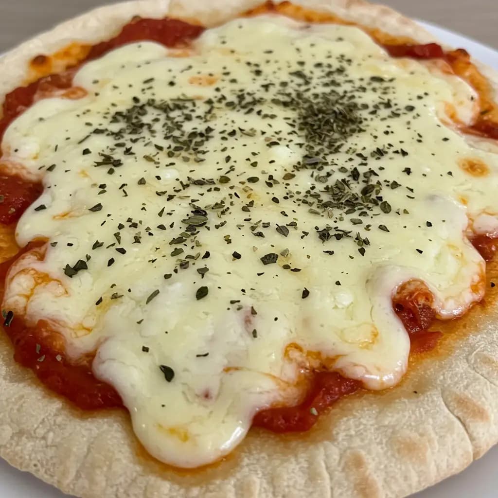 Receita de Pizza de Pão Sírio