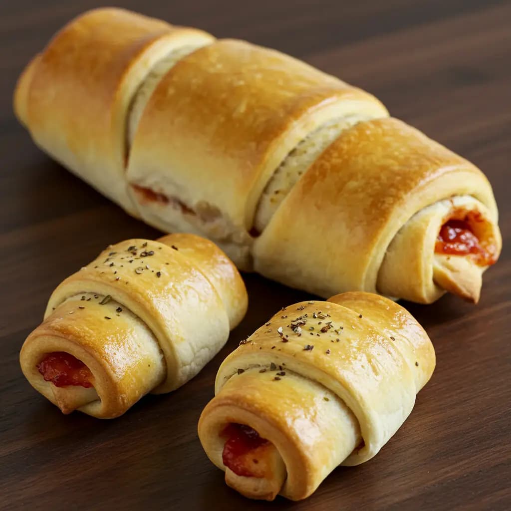 Receita de Pizza Enrolada Caseira