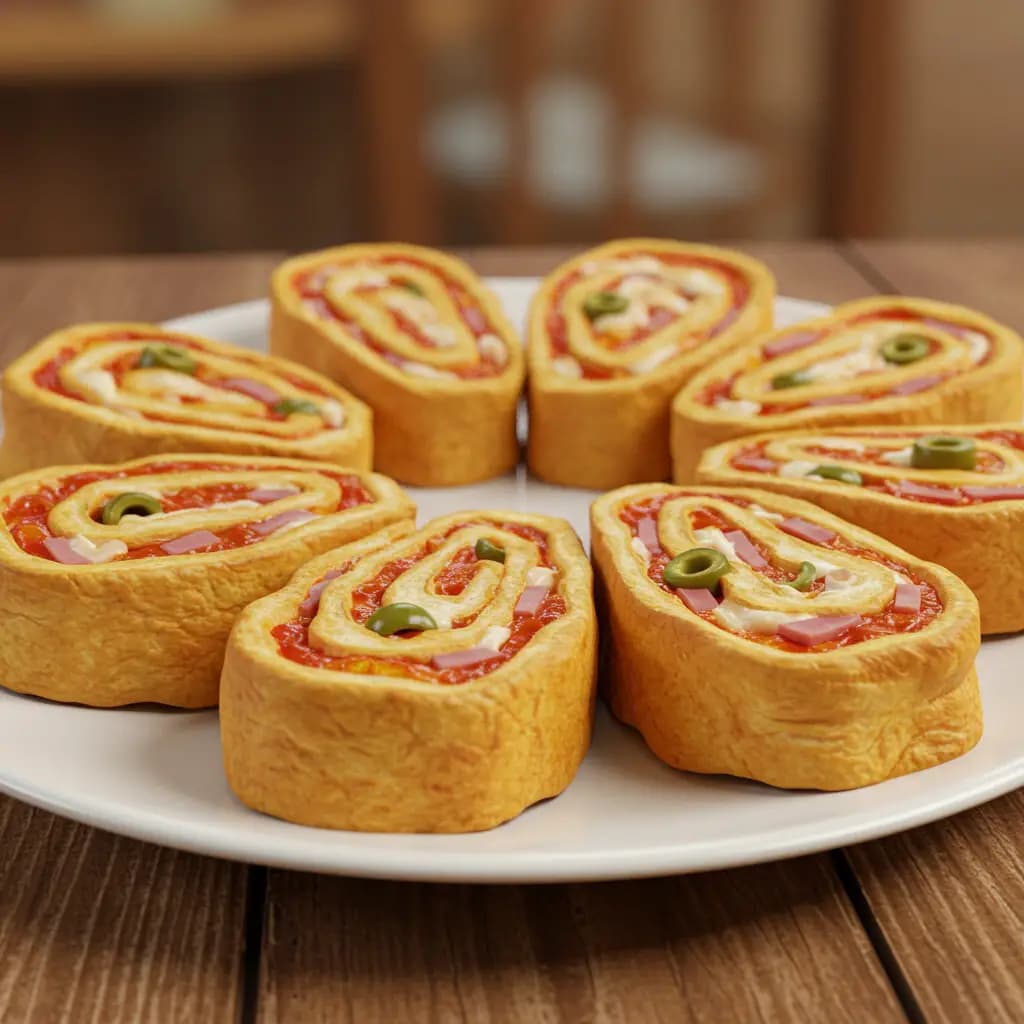 Receita de Pizza enrolada
