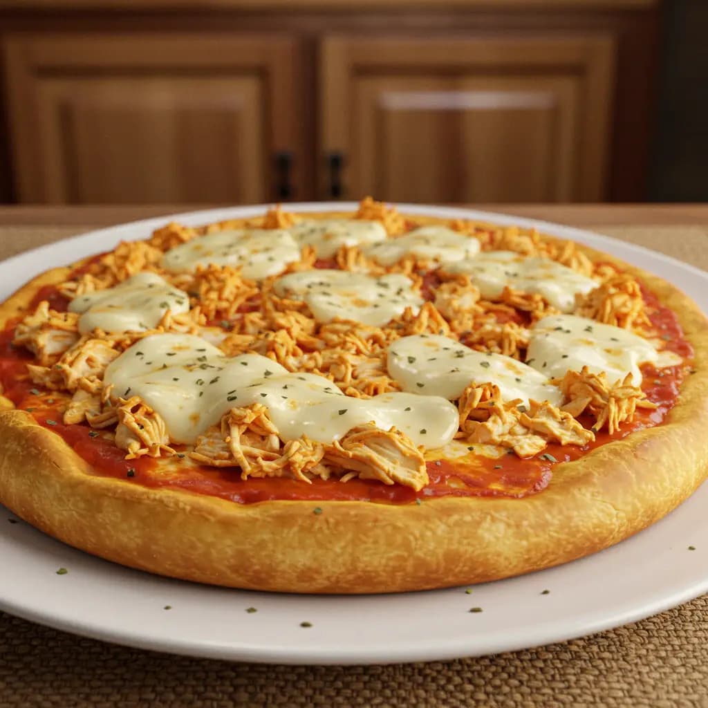 Receita de Pizza fácil de frango