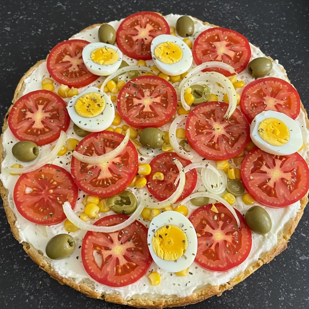 Receita de Pizza Portuguesa