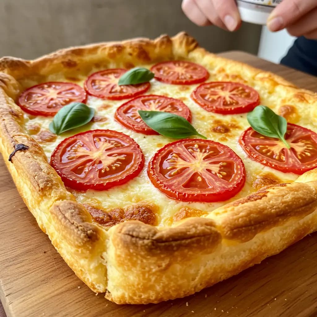 Receita de Pizza Quadrada da Elena