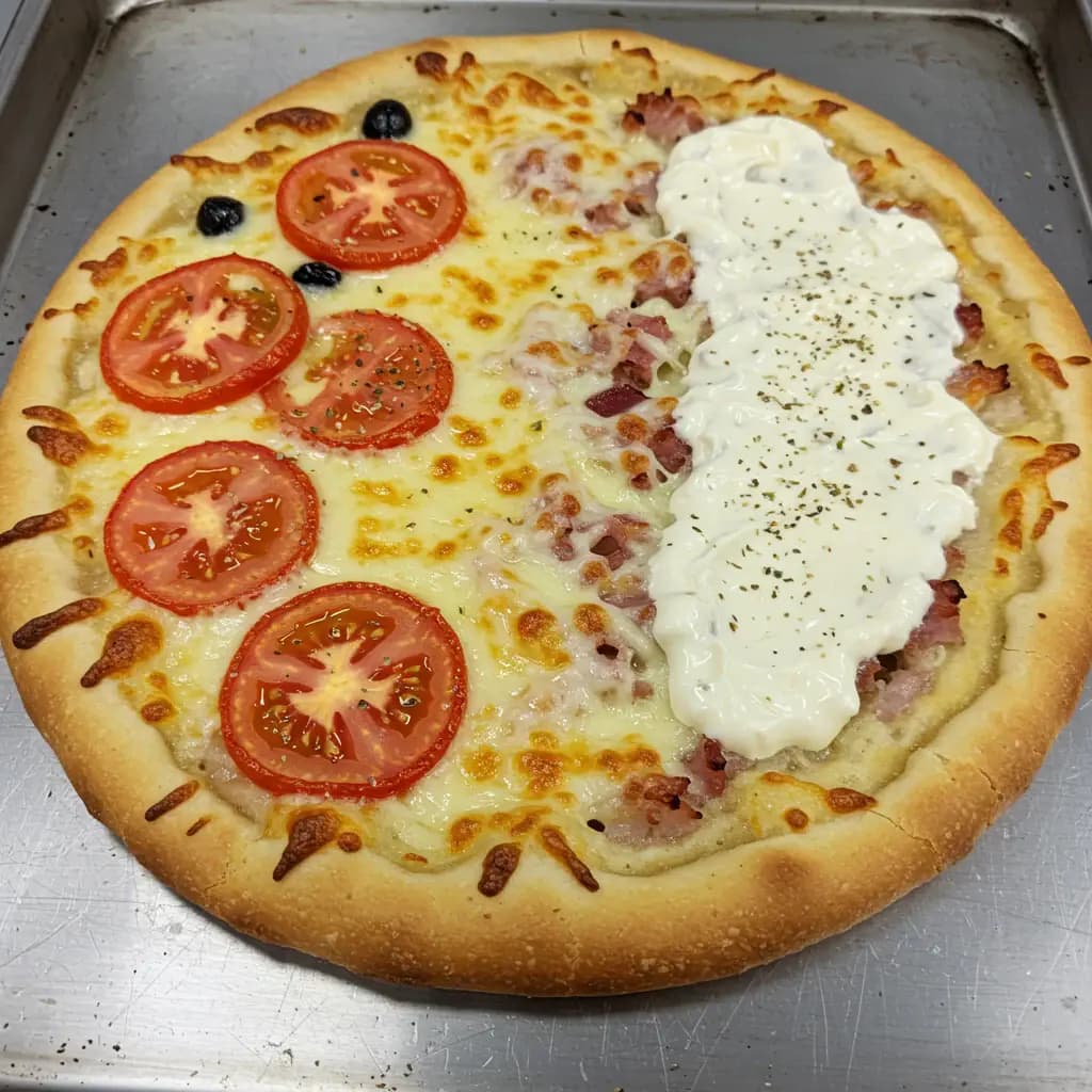 Receita de Pizza Tabatinga