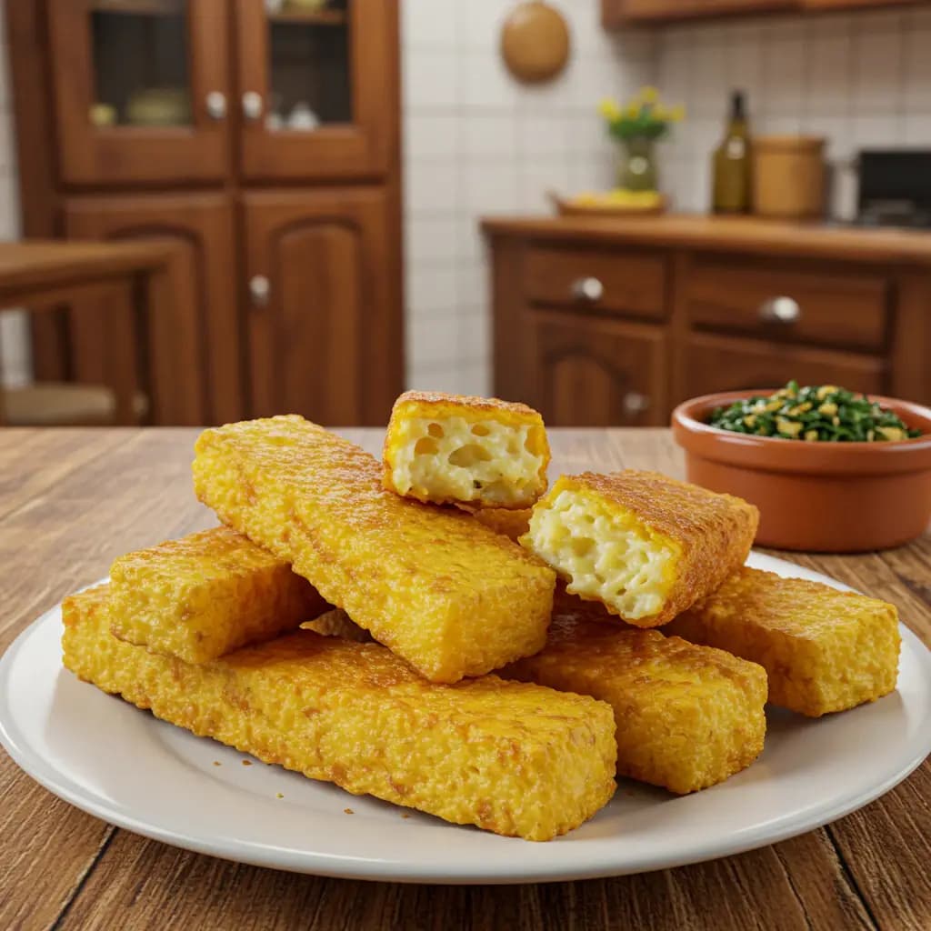 Receita de Polenta frita