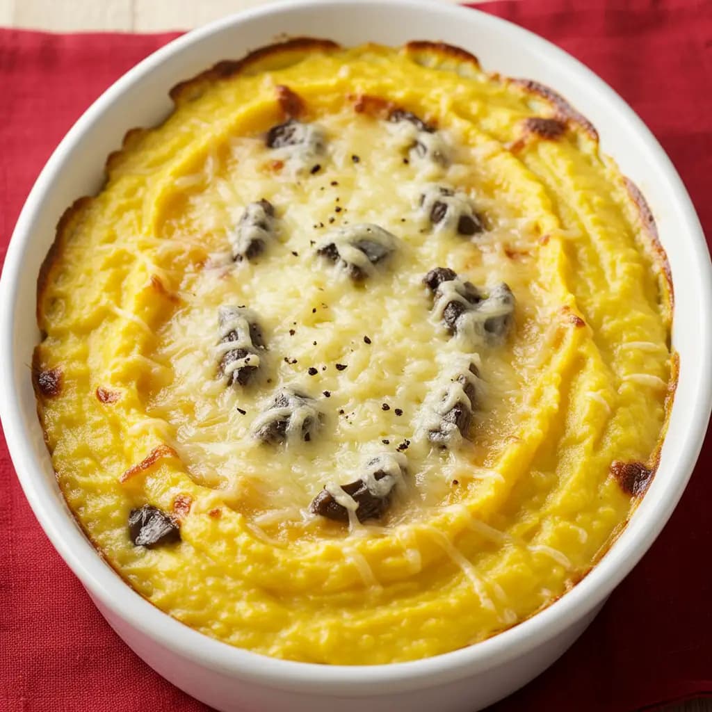 Receita de Polenta Mole com Funghi