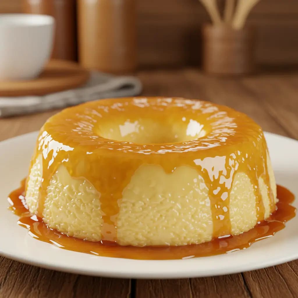 Receita de Pudim de coco
