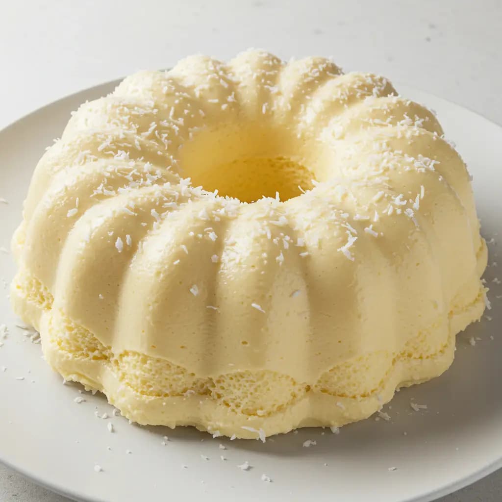 Receita de Pudim de coco fácil