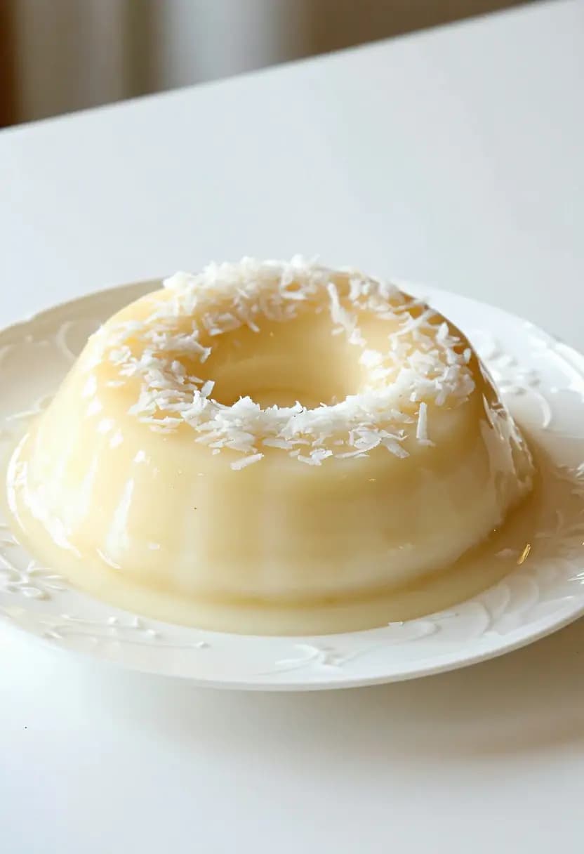 Receita de Pudim de Coco Gelado