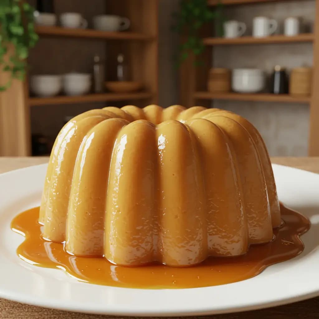 Receita de Pudim de geladeira