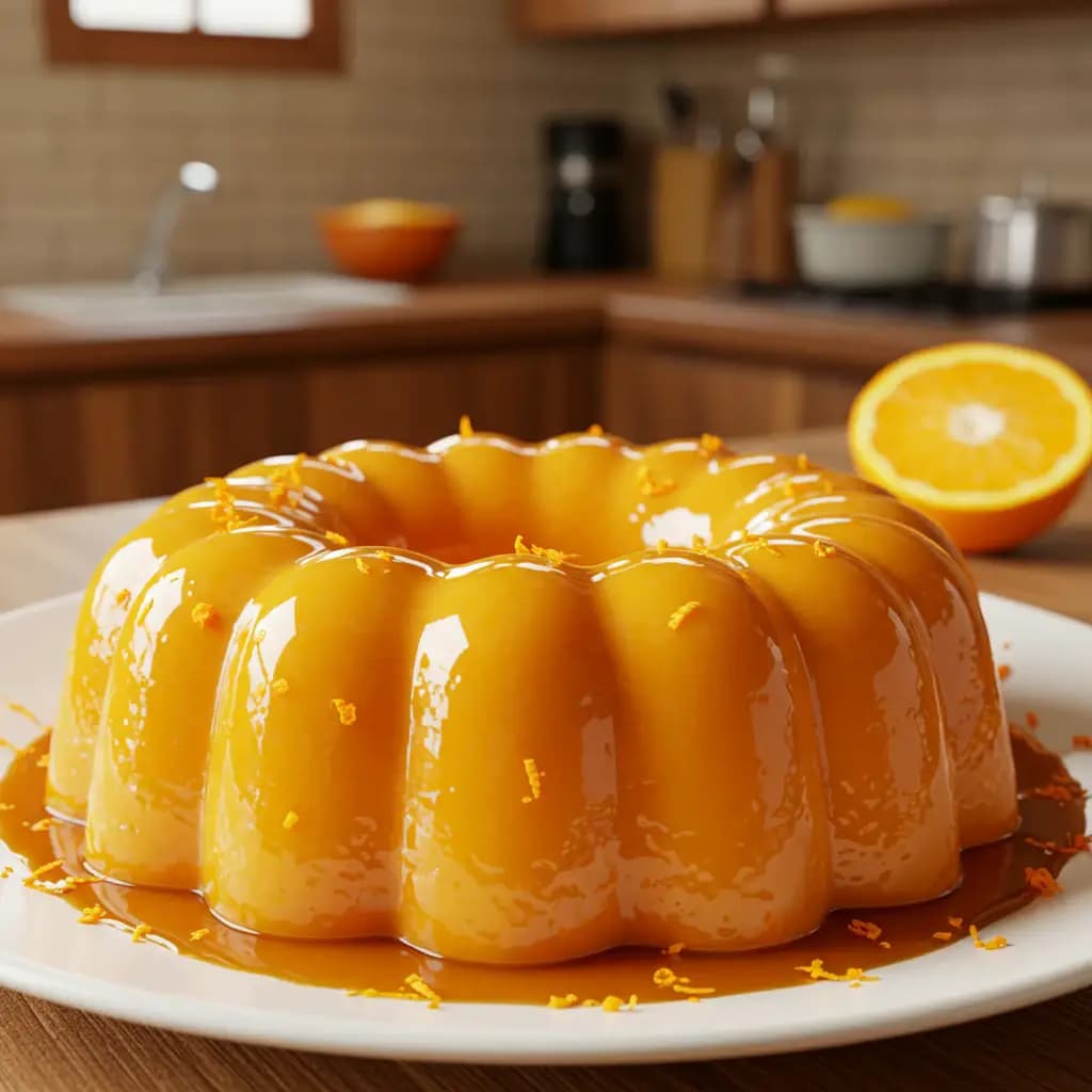 Receita de Pudim de laranja fácil