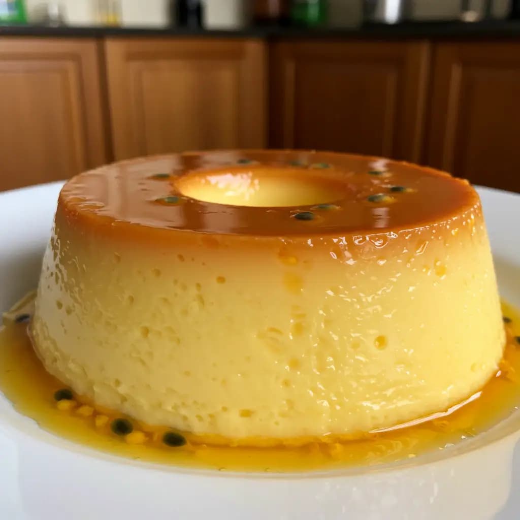 Receita de Pudim de maracujá