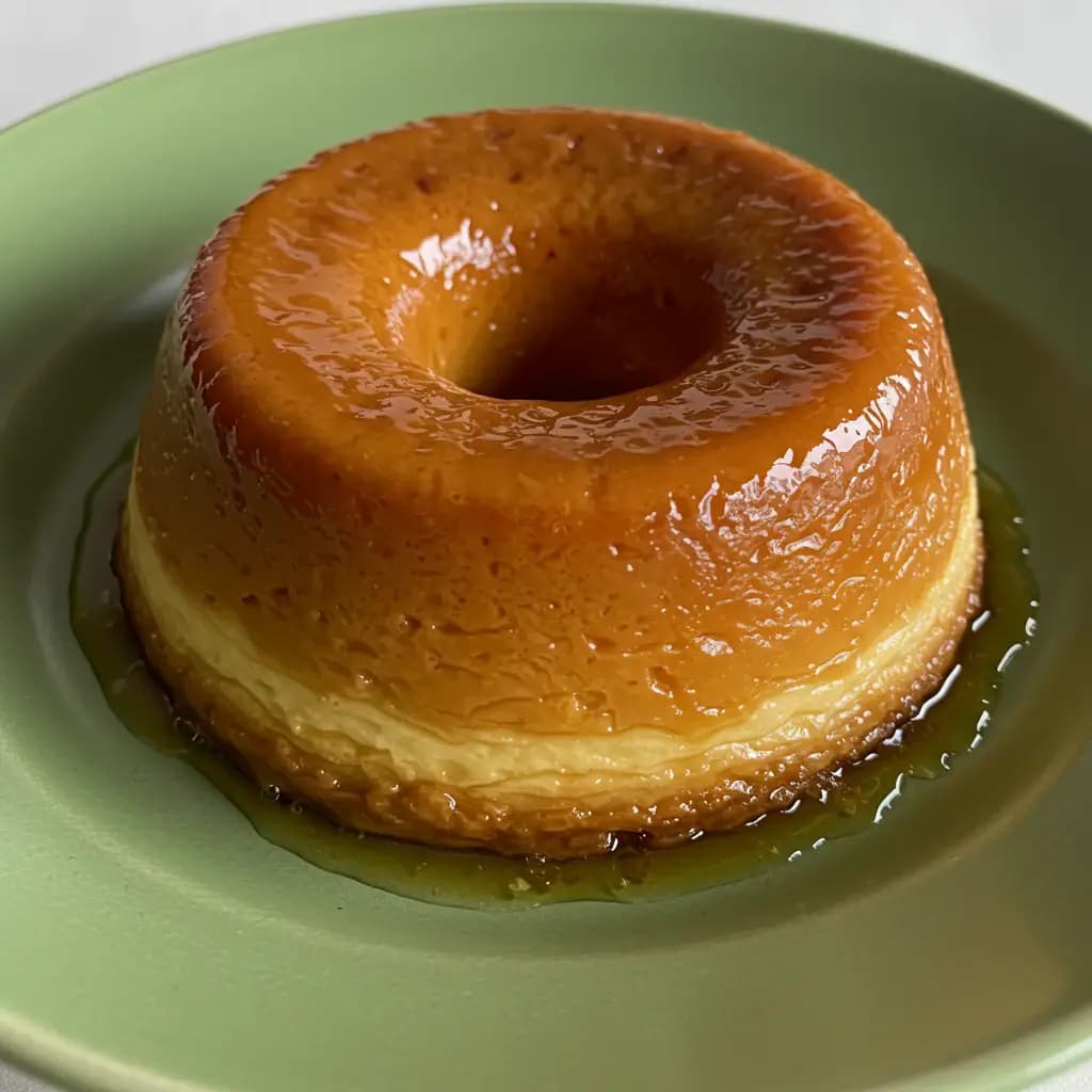 Receita de Pudim simples de leite