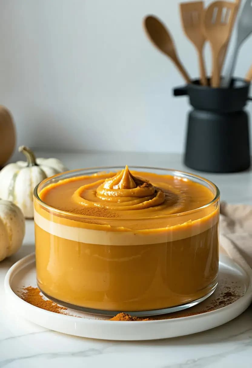 Receita de Pudim de Abóbora