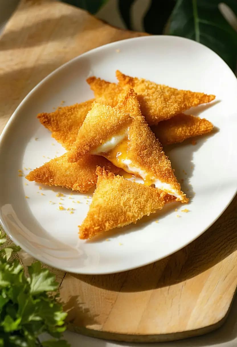 Receita de Queijo Empanado à Milanesa