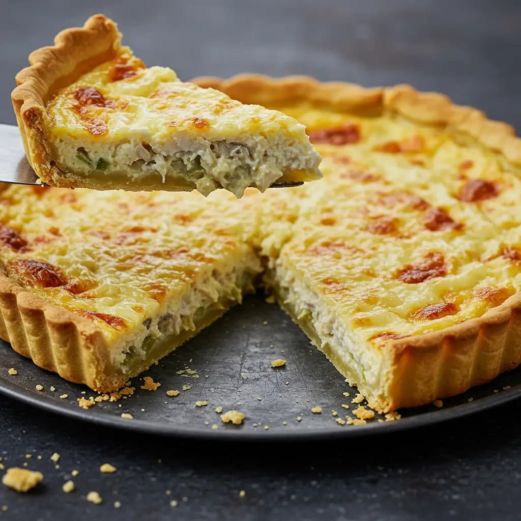 Receita de Quiche de Bacalhau