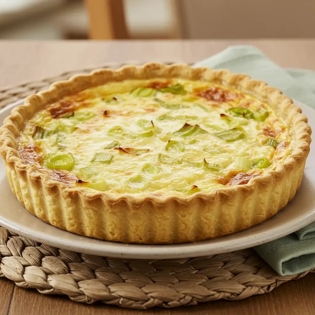 Receita de Quiche de Grão-de-Bico
