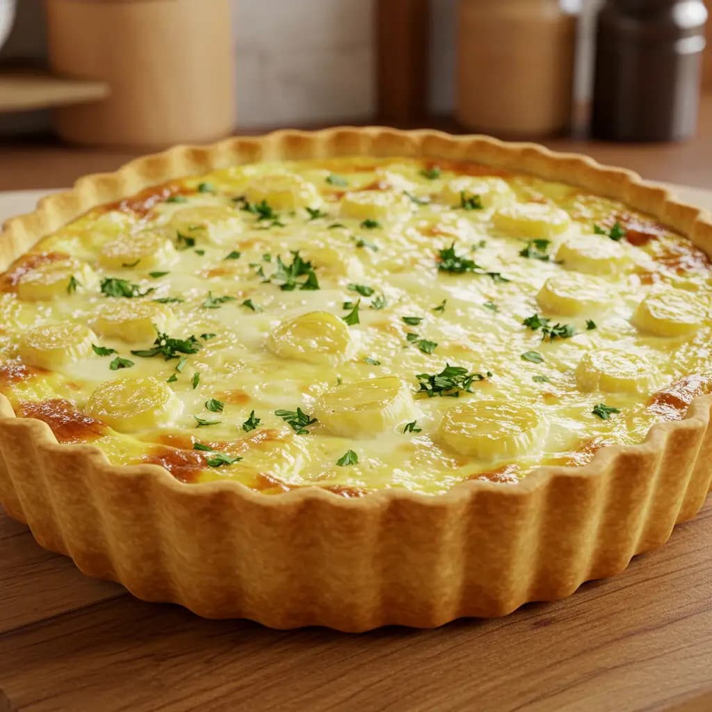 Receita de Quiche de palmito