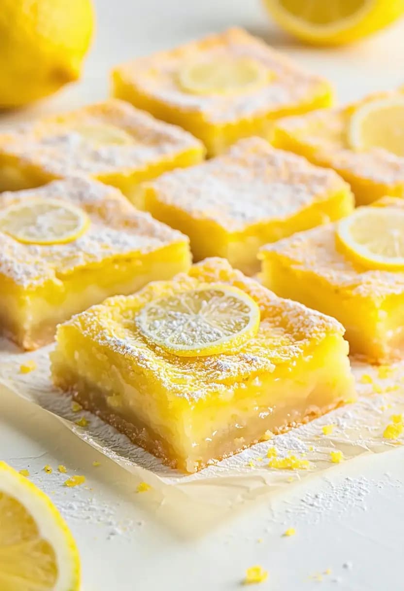 Receita de Barrinhas de Limão Rápidas