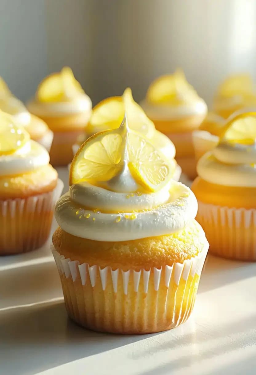 Receita de Cupcakes Rápidos de Limão