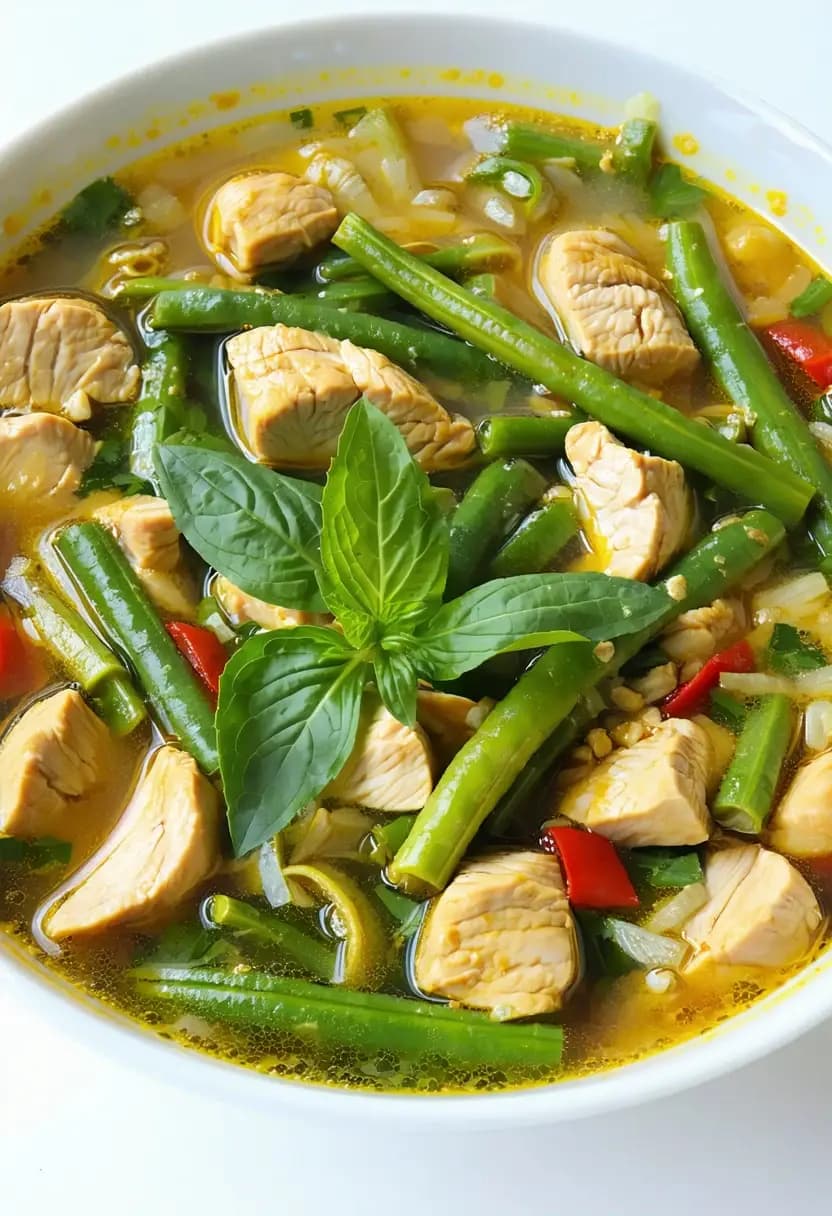 Receita de Curry Verde Tailandês Rápido