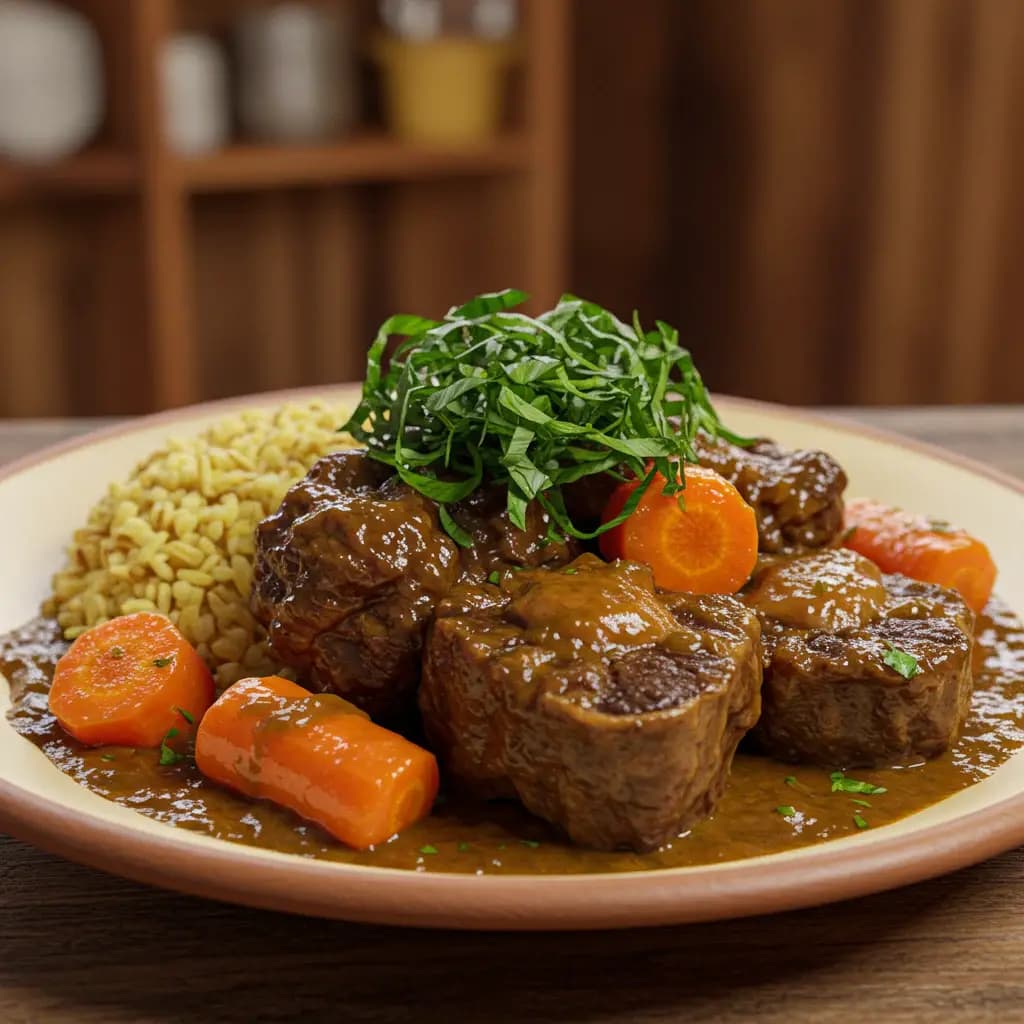 Receita de Rabada com Agrião