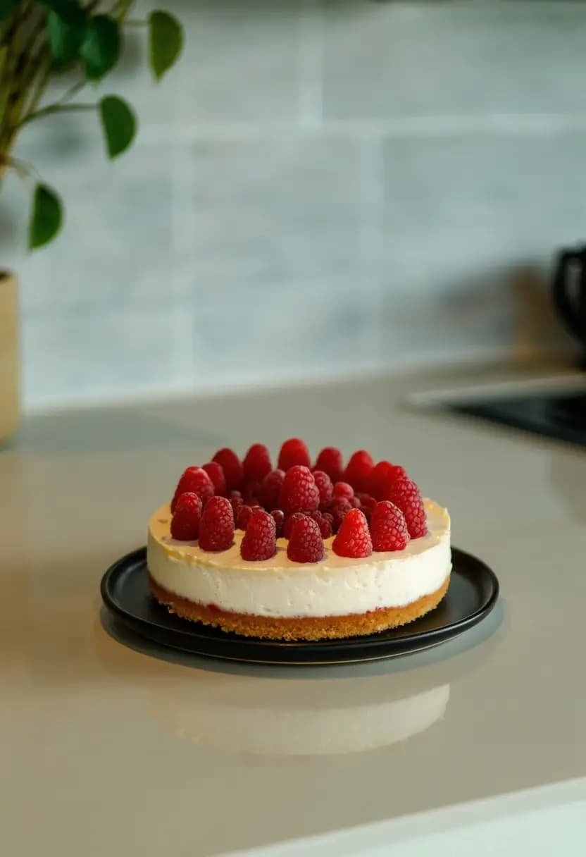 Receita de Cheesecake de Framboesa