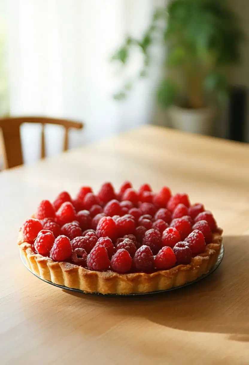 Receita de Torta de Framboesa