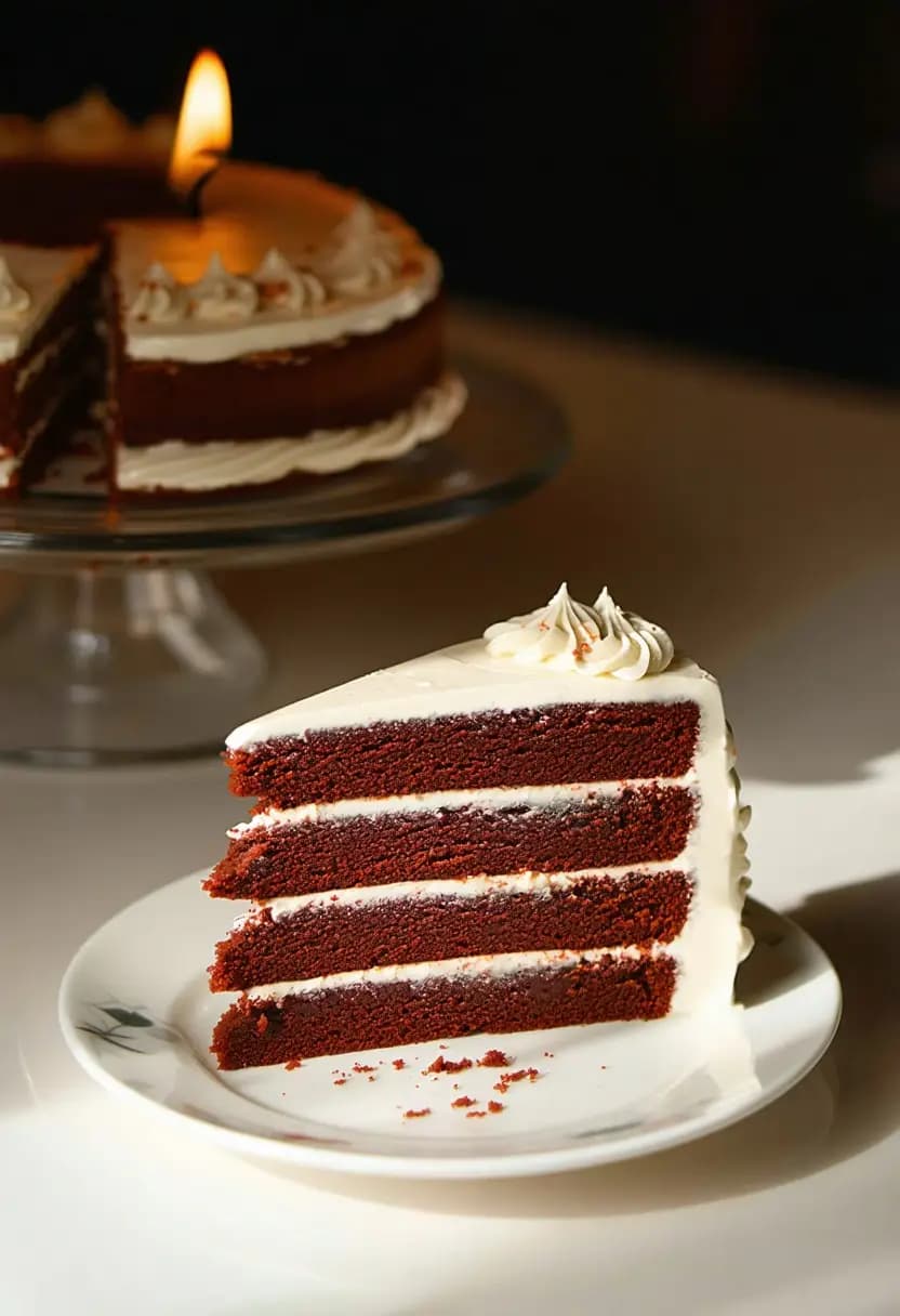 Receita de Bolo Veludo Vermelho