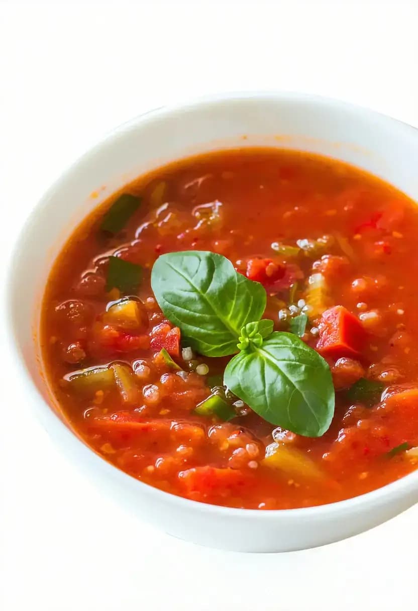 Receita de Gazpacho Frio Refrescante