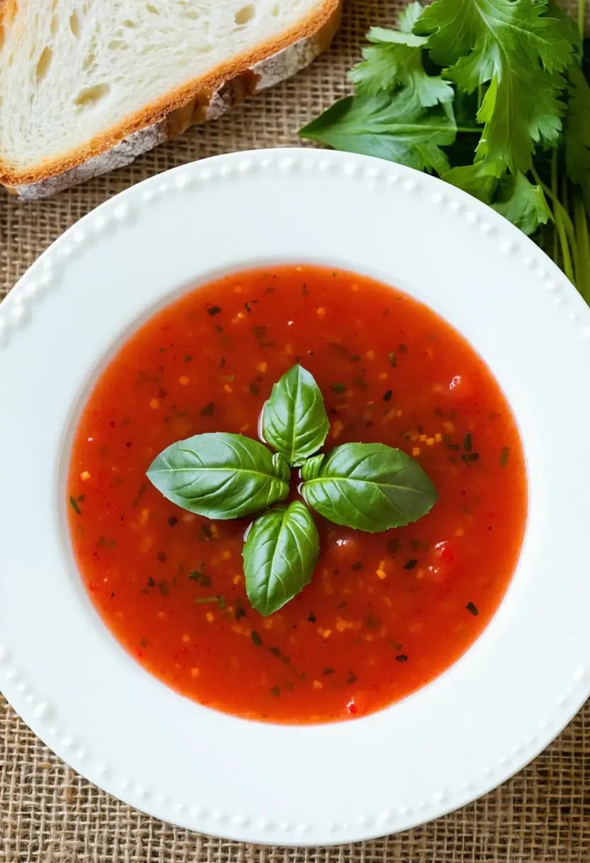 Receita de Gazpacho Refrescante