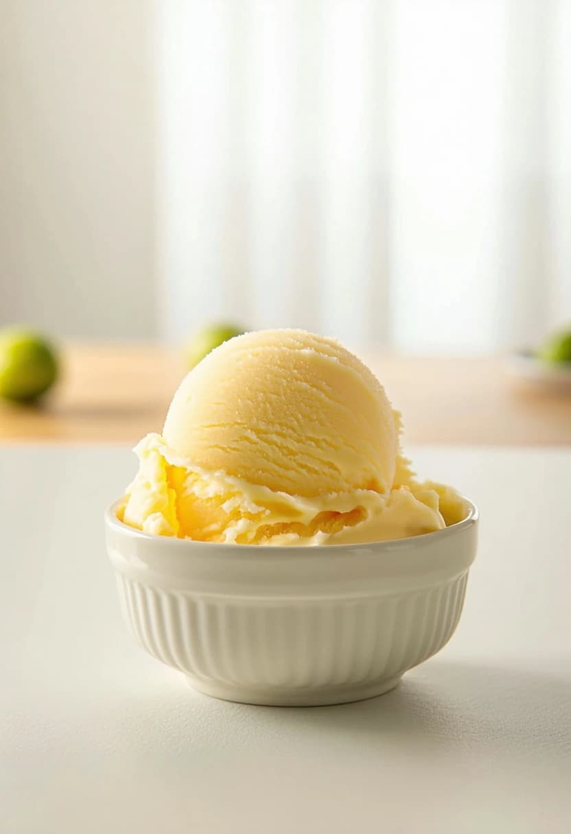 Receita de Sorvete Refrescante de Limão