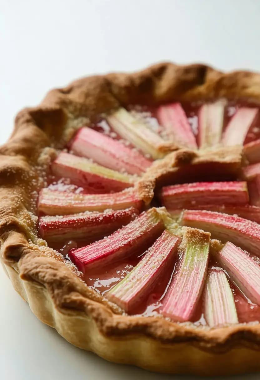 Receita de Torta de Rhubarb